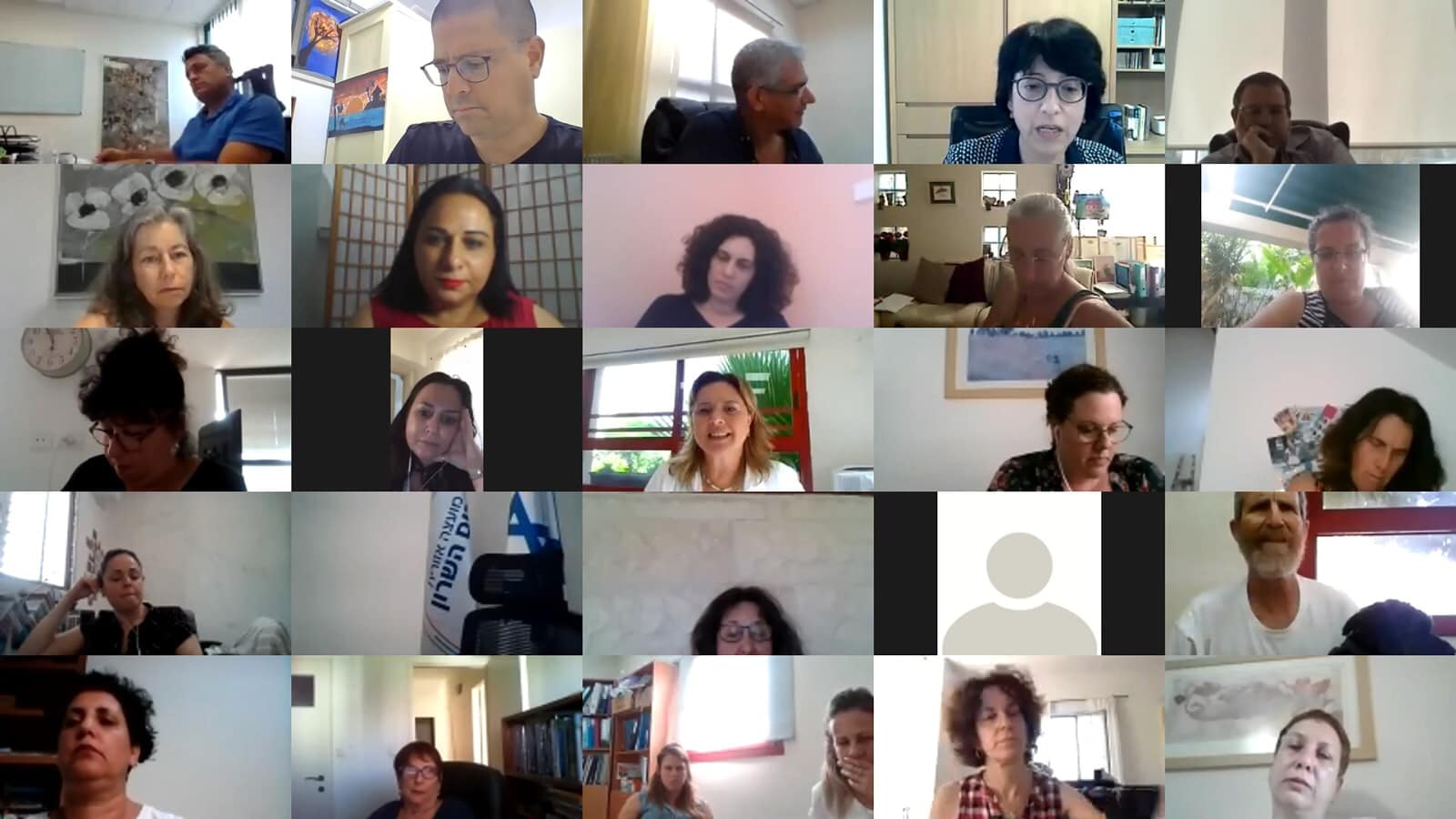 צילום מסך מפגש זום ועדת החינוך