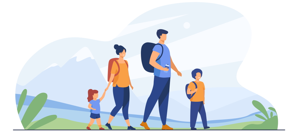 טיול משפחתי תמונה נושאית