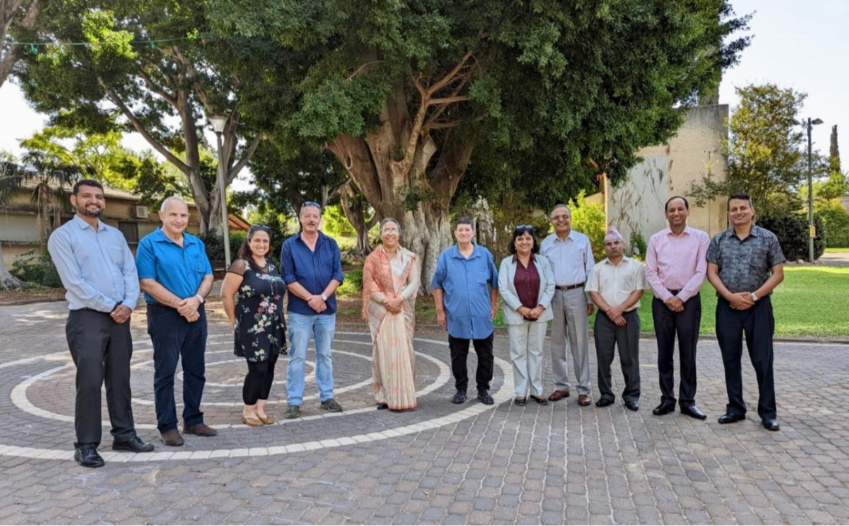ביקור שר הקרקעות של נפאל בדרום השרון