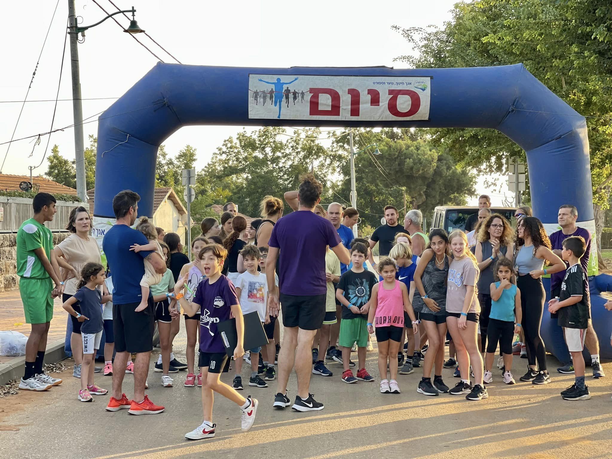 קו ההזנקה במרוץ צופית 2022 בדרום השרון