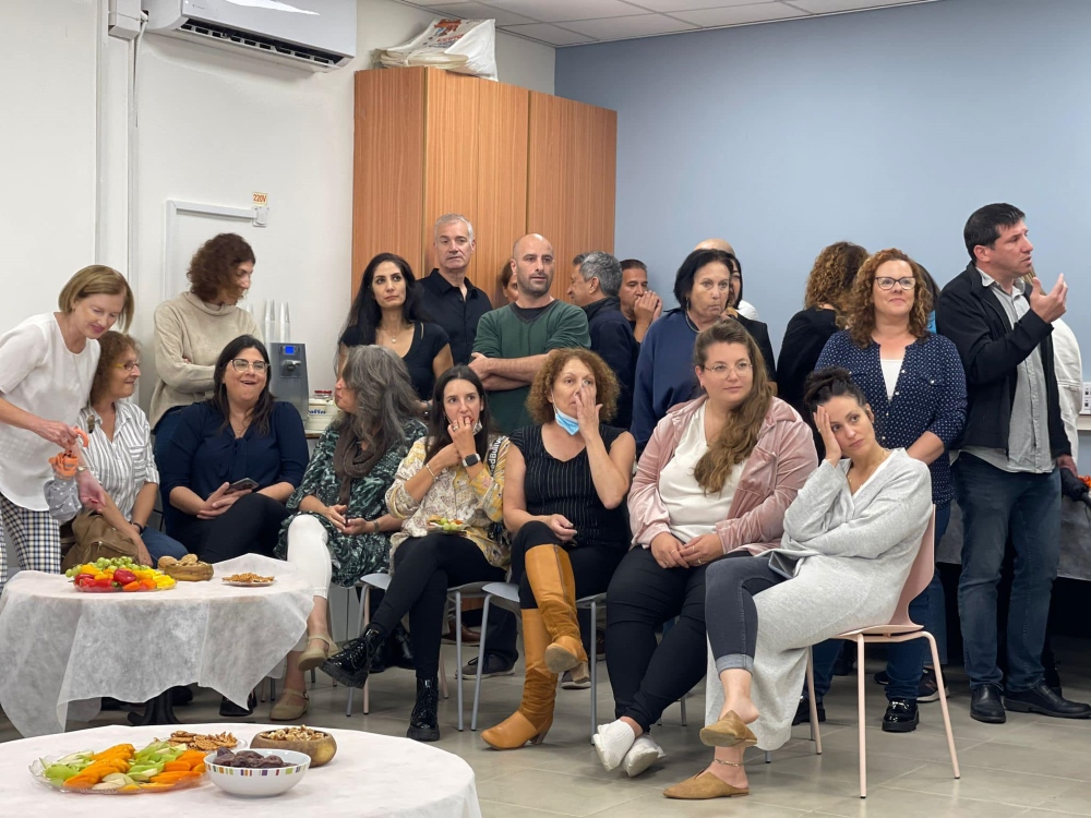 משתתפים באירוע חניכת המבנה החדש לשירות הפסכולוגי החינוכי במועצה