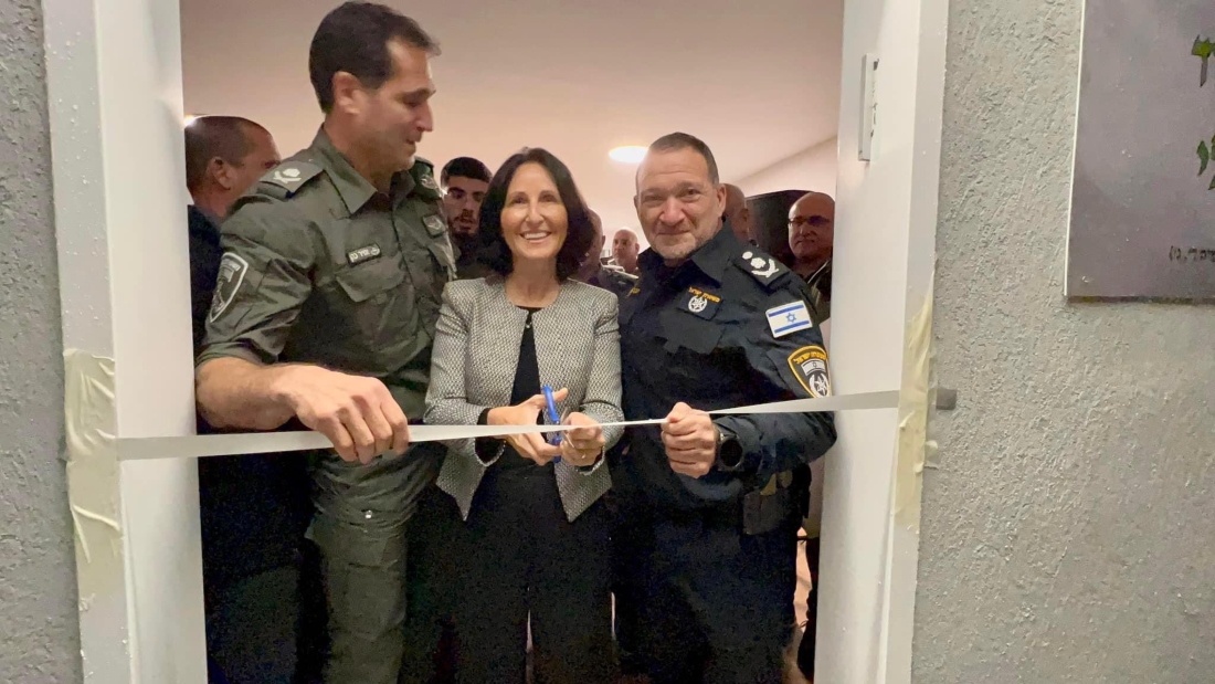 טקס חנוכת בסיס המשמר הלאומי הראשון בישראל במועצה אזורית דרום השרון