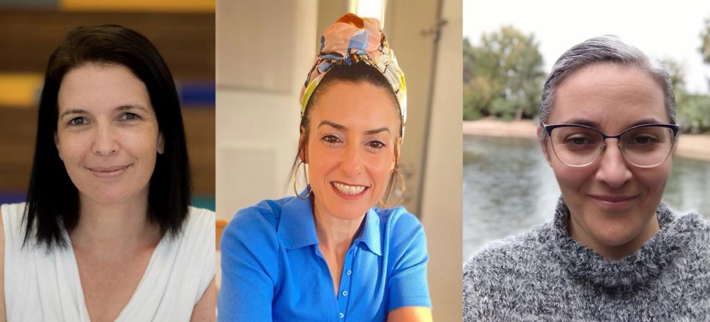 תמונות של שלושת מנהלות בתי הספר החדשות 