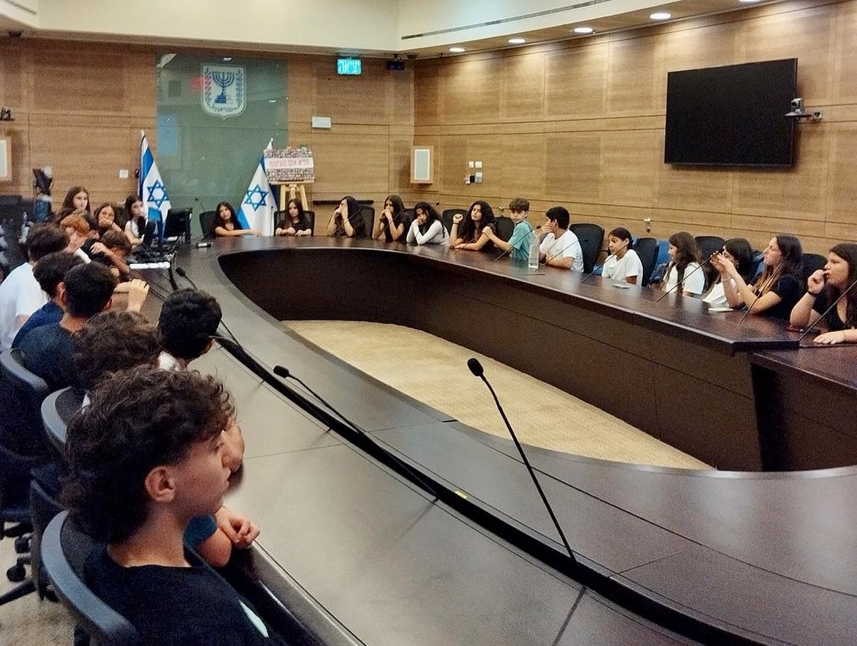 ​​​​​​​תמונות מביקור תלמידי חטיבת הנעורים בכנסת ישראל