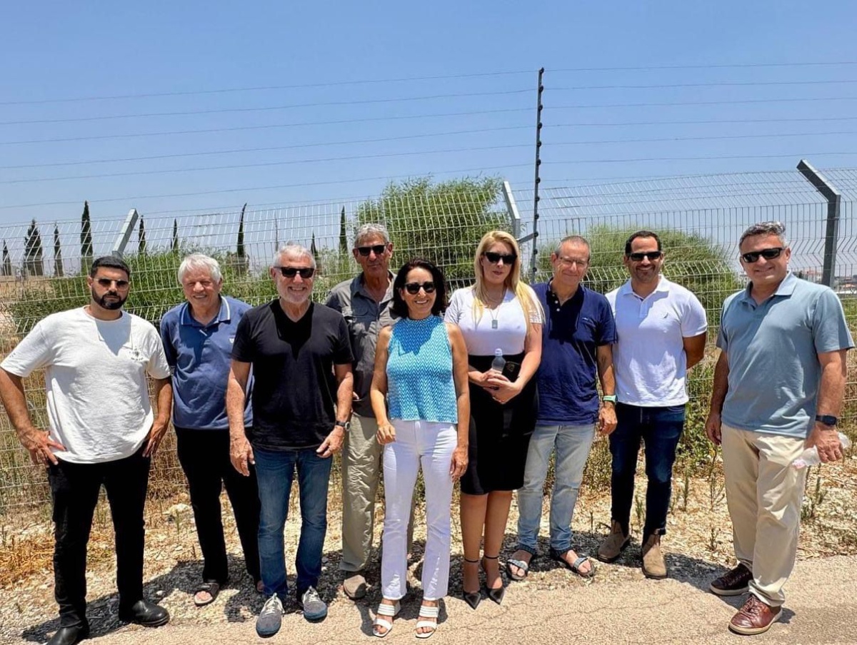 חברי ועדת חוץ וביטחון במתן ונירית