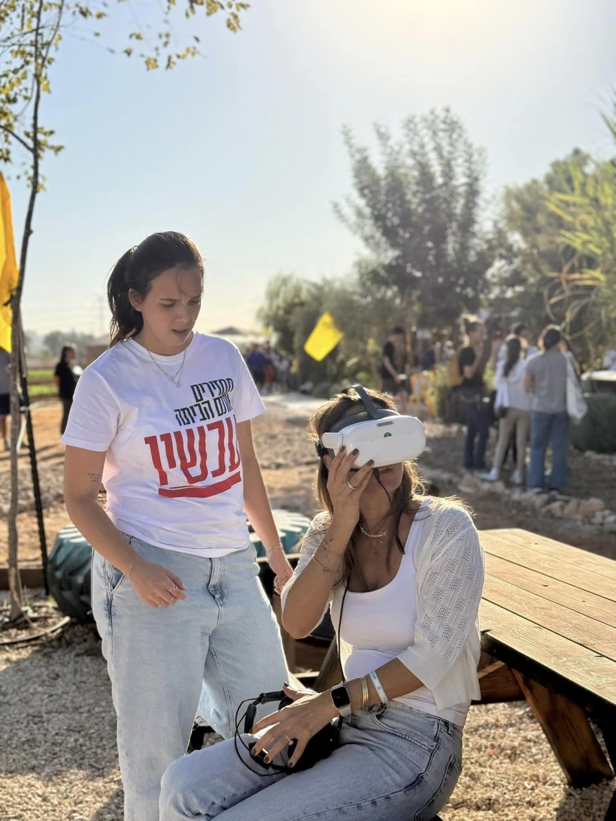 תמונות מארוע אשר נערך למען החטופים והחטופות בחווה החקלאית בדרום השרון