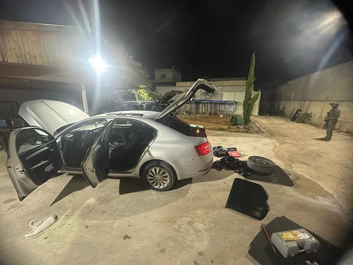 תמונות פעילות כח משימה מיוחד של מחוז מרכז אשר התבצעה הלילה בכפר חבלה 