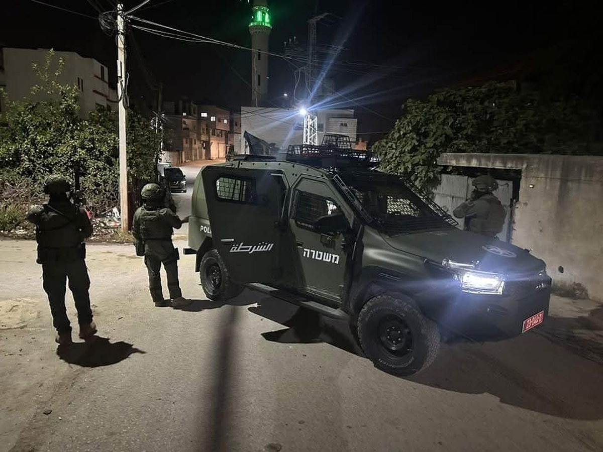 תמונות פעילות כח משימה מיוחד של מחוז מרכז אשר התבצעה הלילה בכפר חבלה 