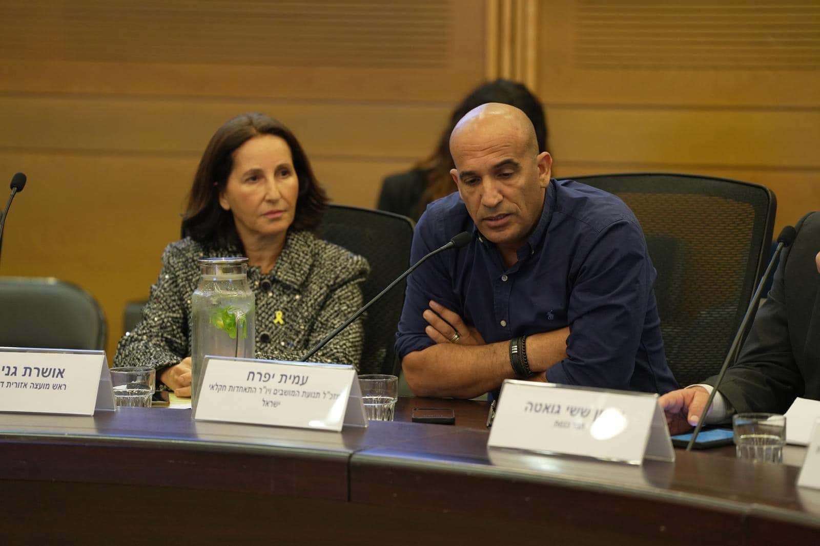 תמונות מכנס החירום שהתקיים בכנסת בהשתתפות ראש המועצה אושרת גני גונן