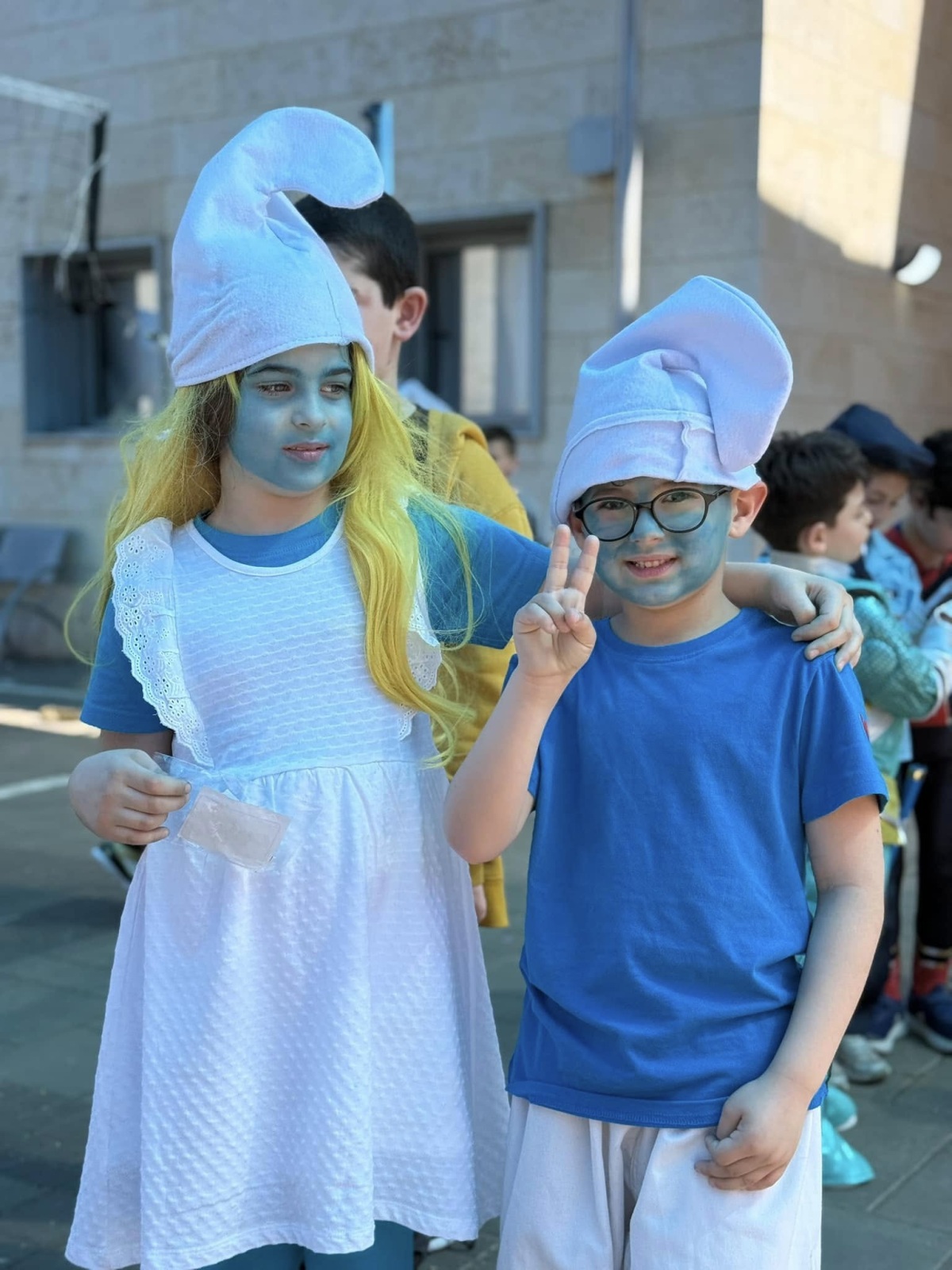 תמונות מחגיגות פורים היום בבתי הספר וגני הילדים שלנו