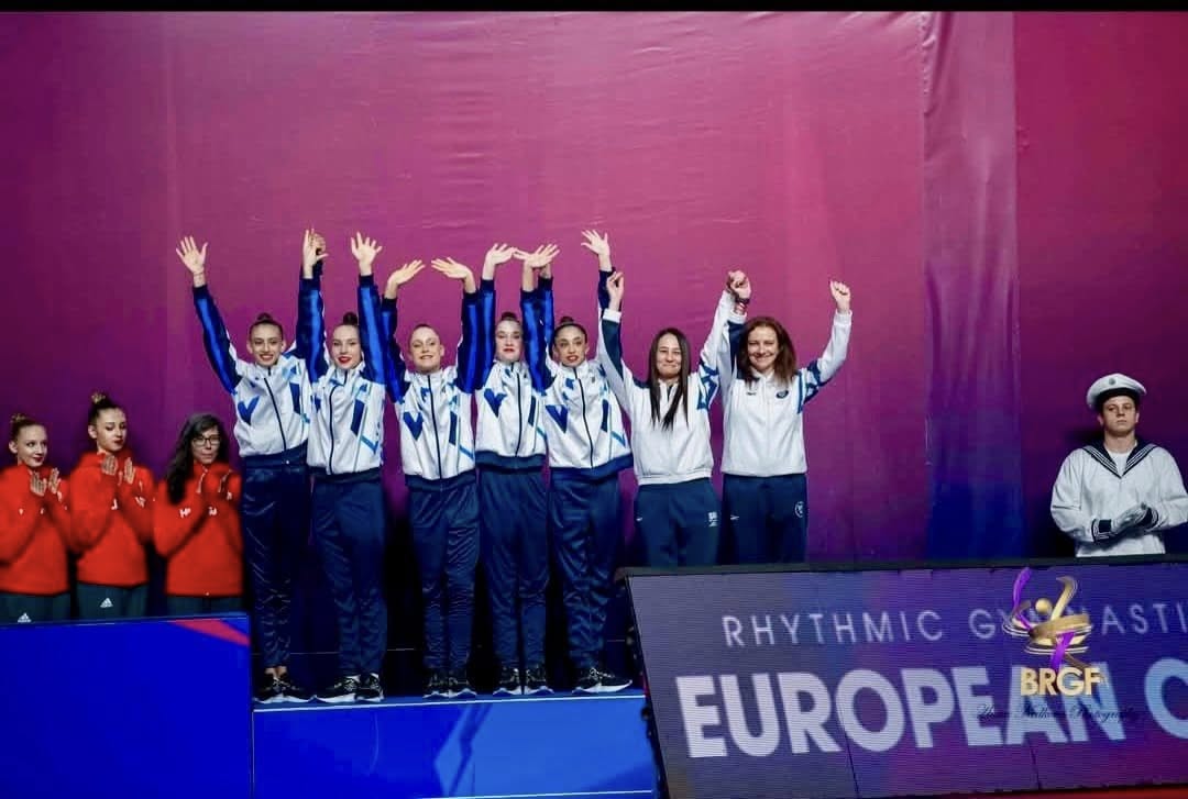 תמונת הנבחרת על הפודיום