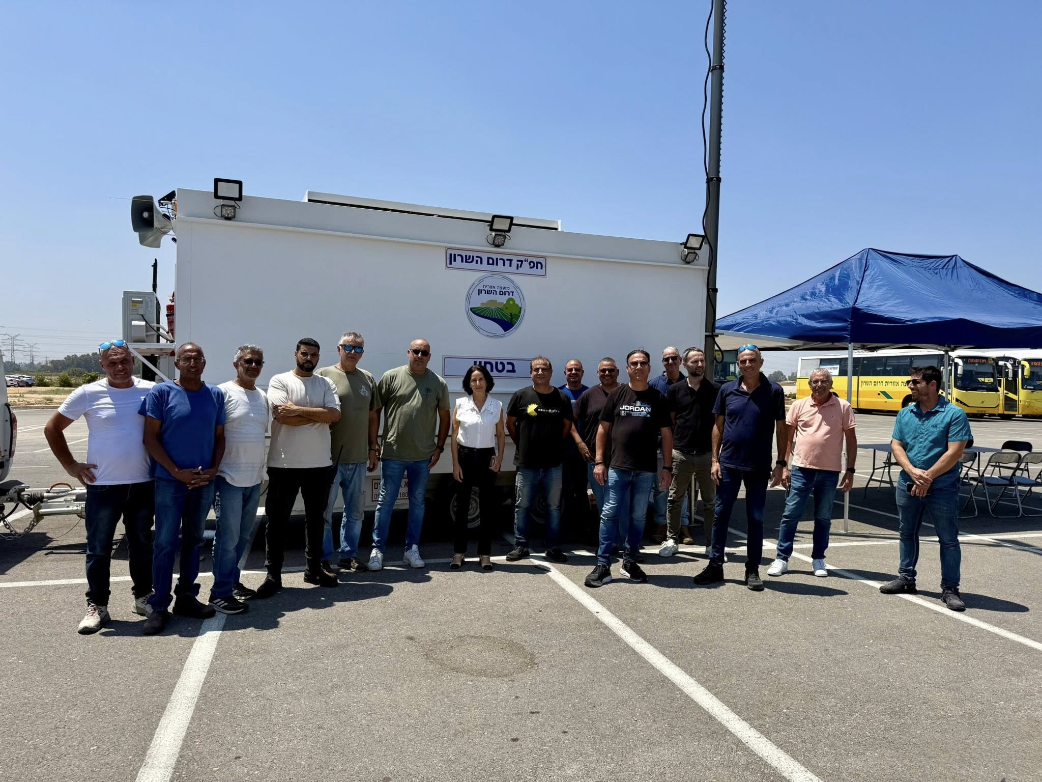 תמונות מהקפצת תרגול לתרחיש של נפילת טיל ביישוב