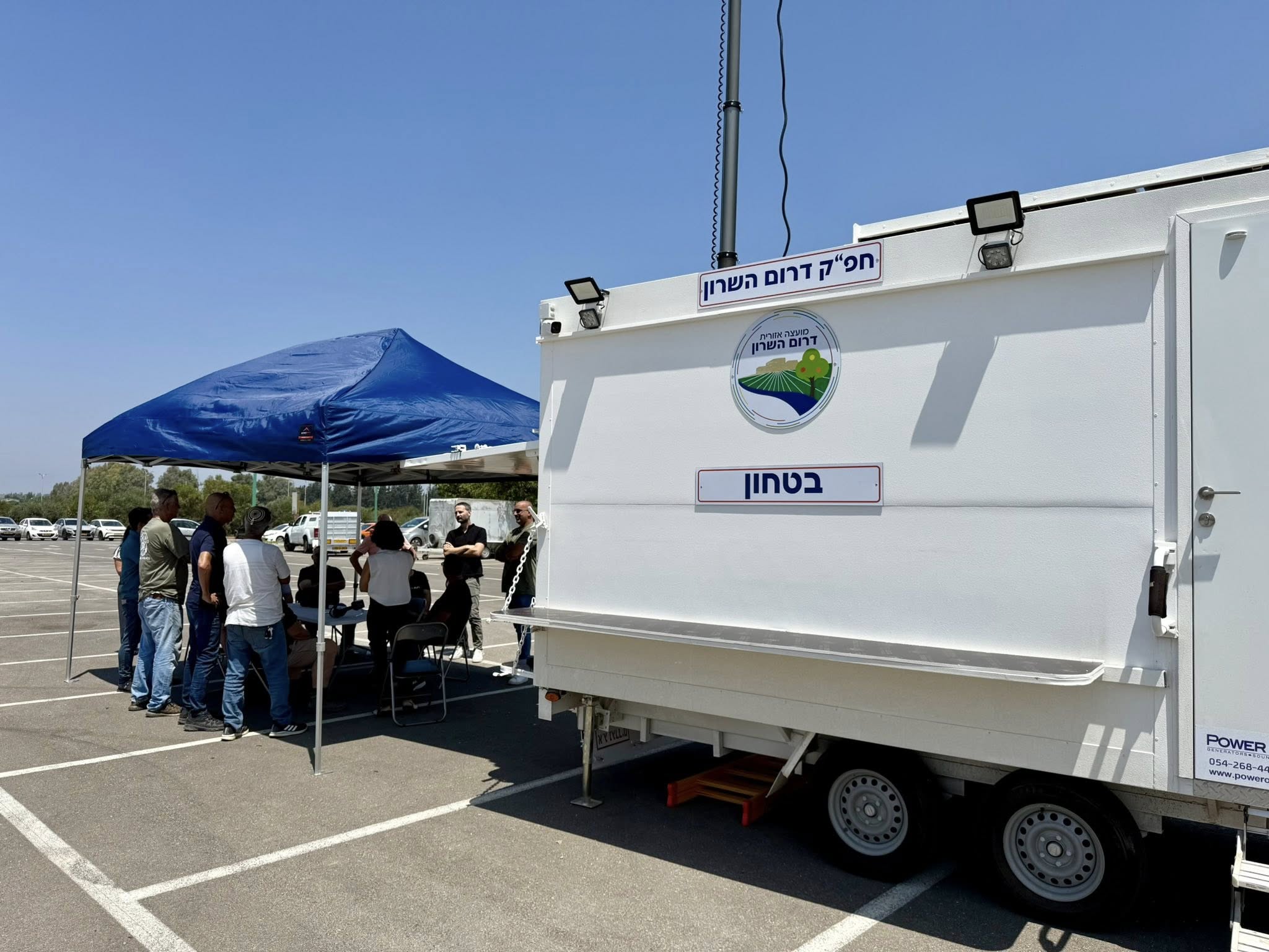 תמונות מהקפצת תרגול לתרחיש של נפילת טיל ביישוב